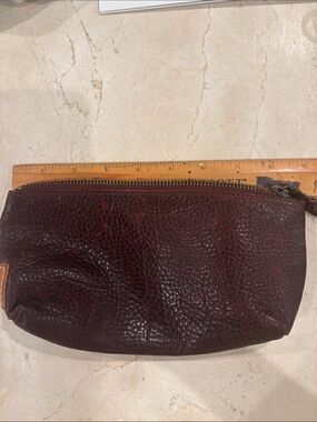 Will Leather Goods Leather Pouch - Dark Brown